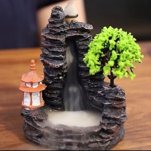 Thác Khói Xông Trầm Hương Chảy Ngược (thác Khói Chảy Xuống Từ Trên Núi), Ms 00003