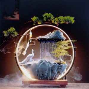 Thác Khói Xông Trầm Hương Chảy Ngược (thác Khói Chảy Xuống Từ Trên Núi), Ms 00003